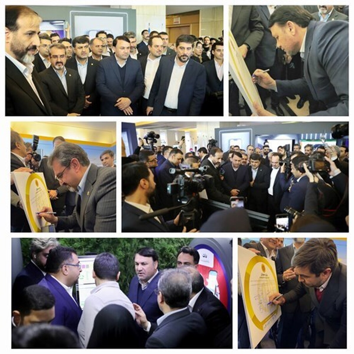 به گزارش حاشیه سود به نقل از بانک سپه، رونمایی از محصولات جدید و فناورانه این بانک در مراسمی با حضور  دکتر محسن صدر معاون وزیر ارتباطات و فناوری اطلاعات، دکتر کوروش پرویزیان رئیس پژوهشکده پولی و بانکی، دکتر ابراهیمی مدیرعامل بانک سپه، دکتر حسینی قائم مقام مدیرعامل و جمعی از مدیران و متخصصان صنعت بانکداری در مرکز همایش‌های بین‌المللی برج میلاد تهران برگزار شد.
